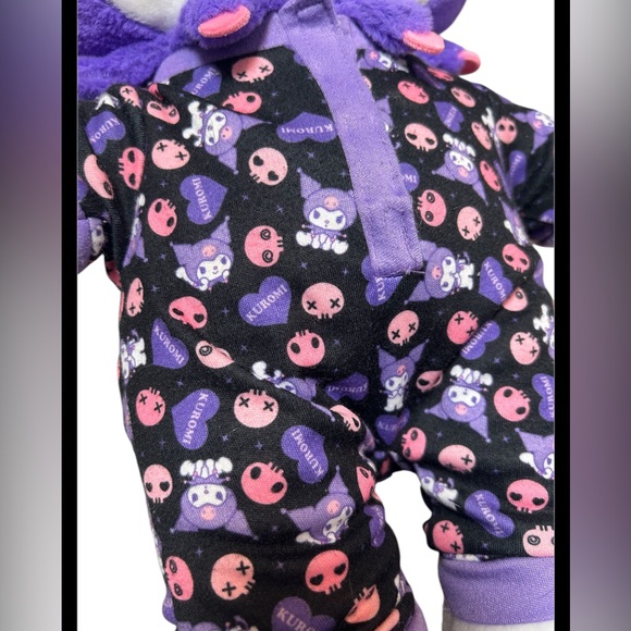 Purple Exclusive KUROMI Build A Bear Sanrio Stuffed Animal - Picture 6 of 6